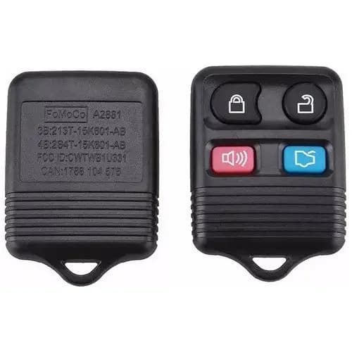 Capa Capa Controle Remoto Alarme Original Ford Ka Fiesta Ranger Eco Sport 4 Botões