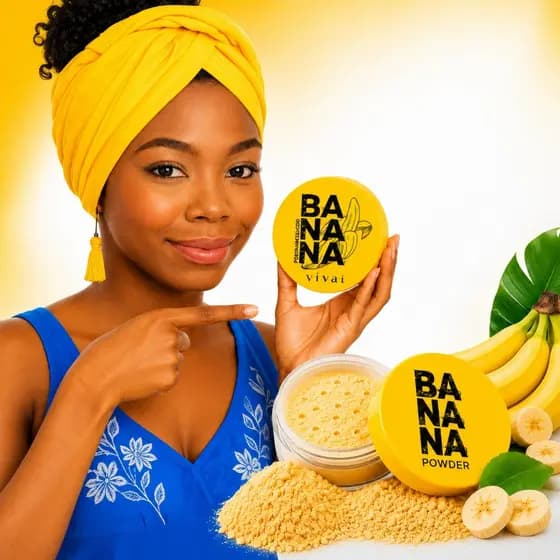 Pó Banana Translúcido Matte Controla Oleosidade Fixa Maquiagem 15g