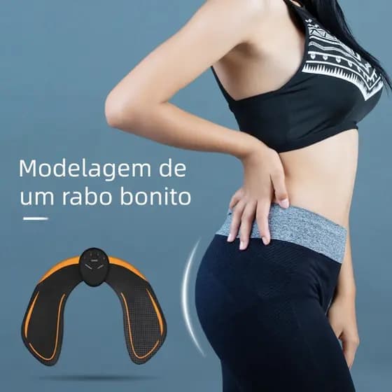 Estimulador Glúteos EMS com 6 Modos 10 Níveis Tonificação Muscular