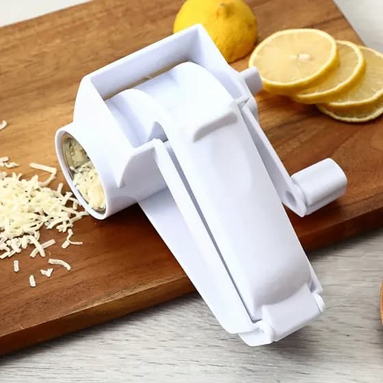 Ralador de Queijo Manual Rotativo, Utensílio de Cozinha Multifuncional Criativo