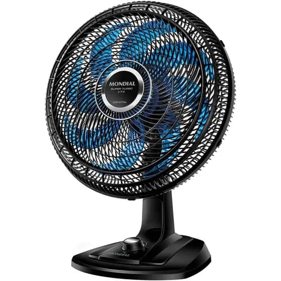 Ventilador De Mesa Super Turbo 8 Pás Mondial 140W VTX-40-CRYSTAL 220v