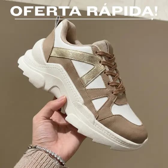 Tênis Feminino Tratorado Plataforma Alta Look Urbano Confortável Resistente Moderno