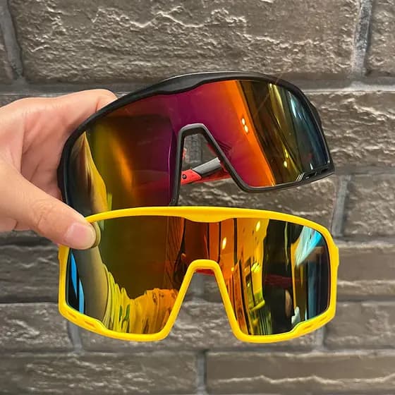Óculos De Sol UV400 Para Ciclismo , À Prova De Vento Motocicleta , Mulher E Homem