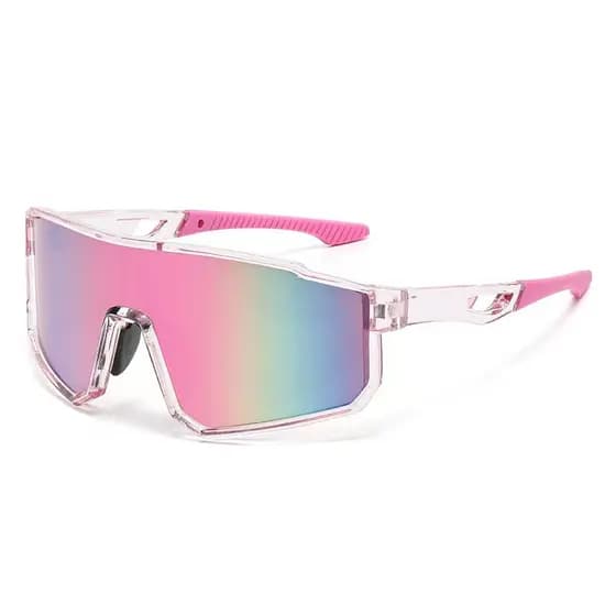 Nova Moda Óculos De Ciclismo Ao Ar Livre Para Homens Legais Mulheres E Armação Grande Sol Esportivos Coloridos À Prova D
