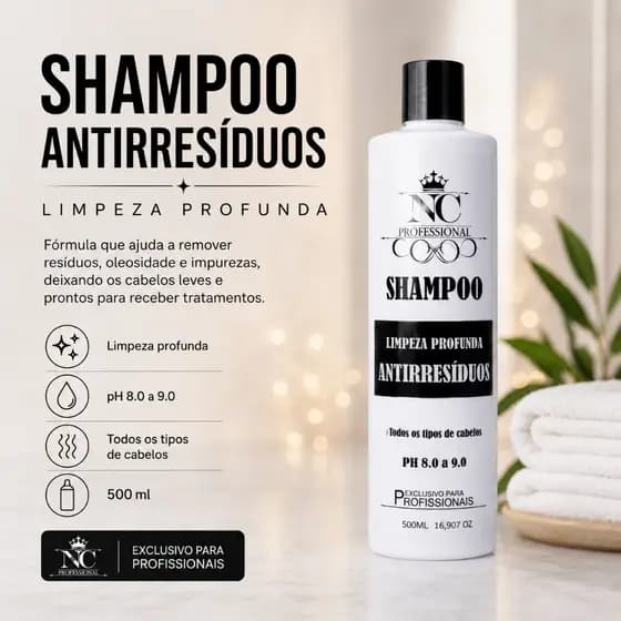 SHAMPOO ANTI-RESIDUO PH 9 500ML