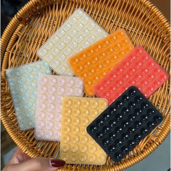 Pop Ventosa Glitter Luxo – Suporte de Celular com Sucção Forte e Brilho Fashion