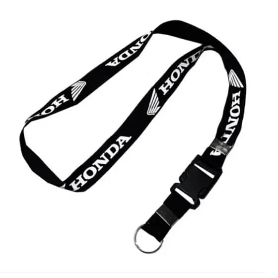 Chaveiro Honda Moto Cordão Tirante Pescoço Crachá Fecho Engate Rápido Motoboy - Envio Imediato