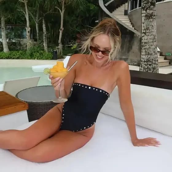 Maiô de uma peça com faixas para mulheres, roupa de banho, monokini, maiô de corte alto, roupa de banho, roupa de praia