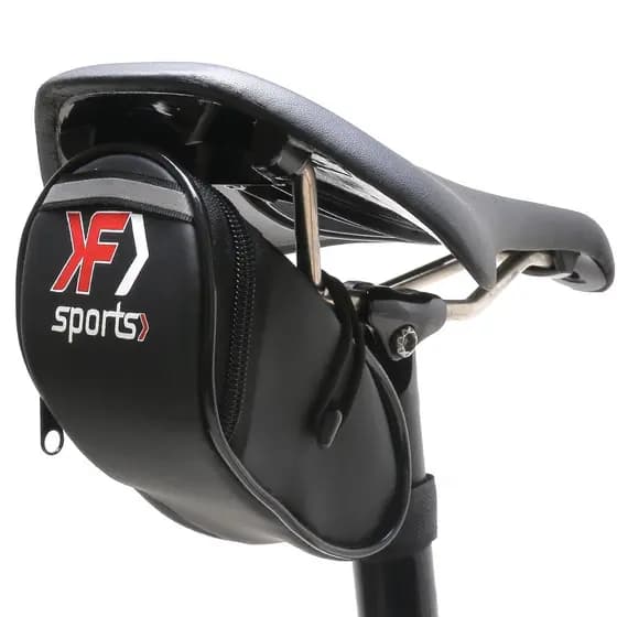 Bolsa Bolsinha de Selim Para Bike Bicicleta F Sports Slim Impermeável Vermelha