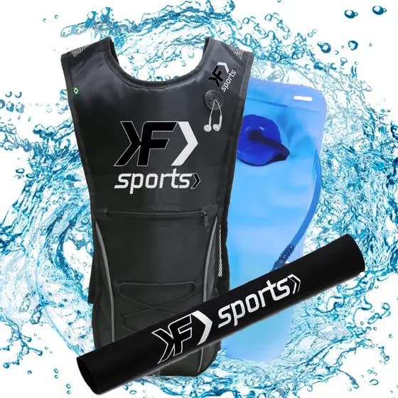 Mochila Hidratação Térmica Com Refil 2L Protetor De Quadro F Sports