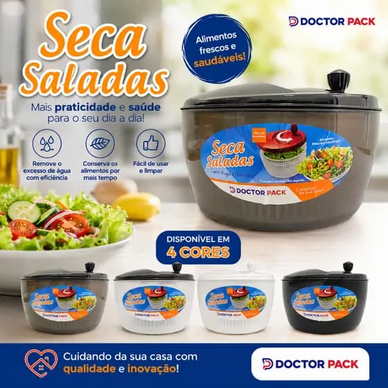 Centrifuga de Seca Salada Secador Verduras Manual