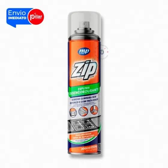 Zip Clean Espuma Desengordurante Spray 300ml My Place Limpeza Pesada Fogão Forno Air Fryer Cozinha