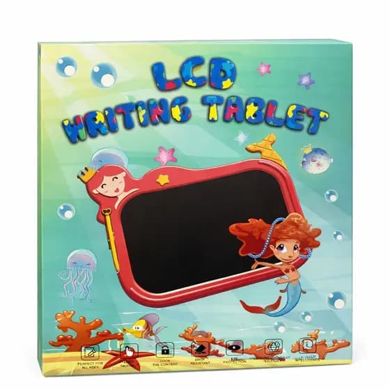 Tablet LCD Infantil 8.5 Polegadas Com Caneta – Lousa Mágica SereiaDigital Reutilizável Desenho Escrita Educativo Criança