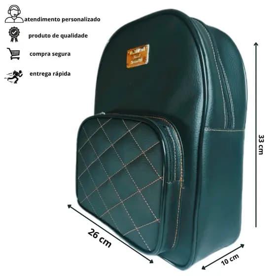Mochila Feminina Premium – Elegante, Espaçosa e Super Resistente