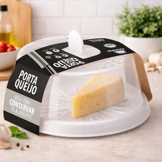 Porta Queijos de Plástico Queijeira Cores Variadas