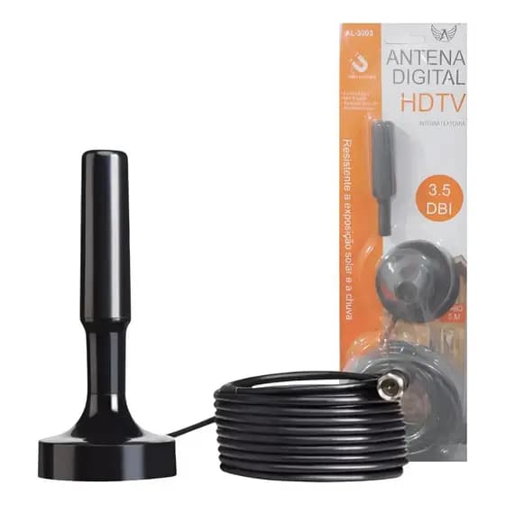 Antena Digital Alta sensibilidade - Tv Interna / Externa HDTV / UHF