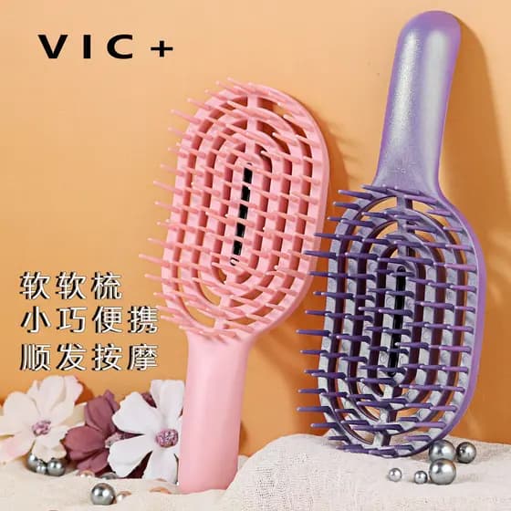 Kenwei VIC + pente de cabelo liso macio pente de cabelo longo pente de massagem portátil doméstico alto crânio superior