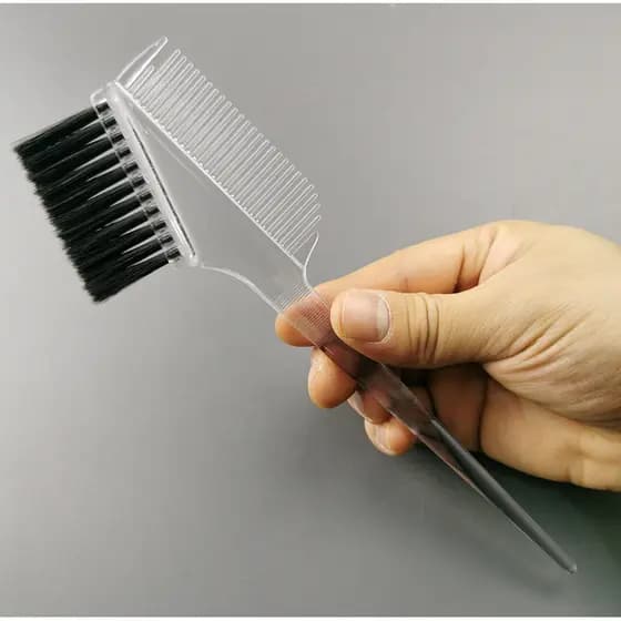 VIC + profissional cerdas finas transparente escova de tingimento de cabelo CC11 Anti-deslizamento óleo de cabeleireiro