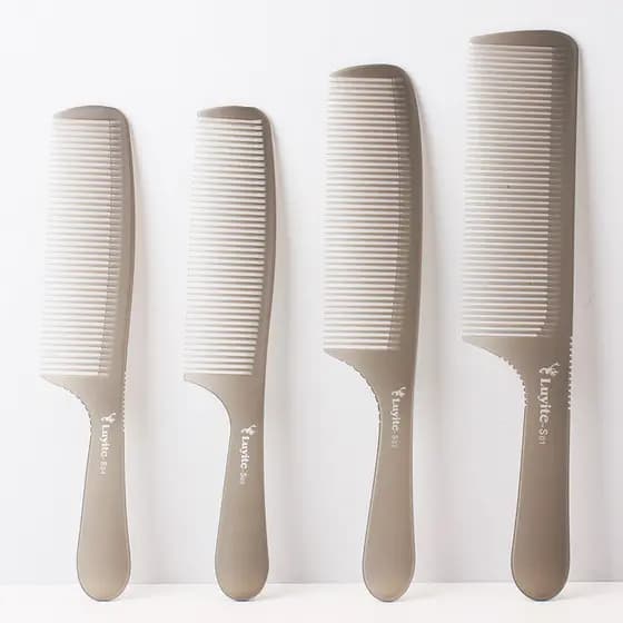 Pente de corte de cabelo ultrafino profissional para salão de cabeleireiro Pente de cabelo plano Pente de cabelo masculi