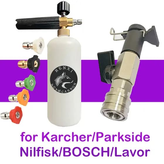 Válvula Esfera 1/4" Conexão Rápida Lavadora Alta Pressão Karcher Lavor Stihl Nilfisk
