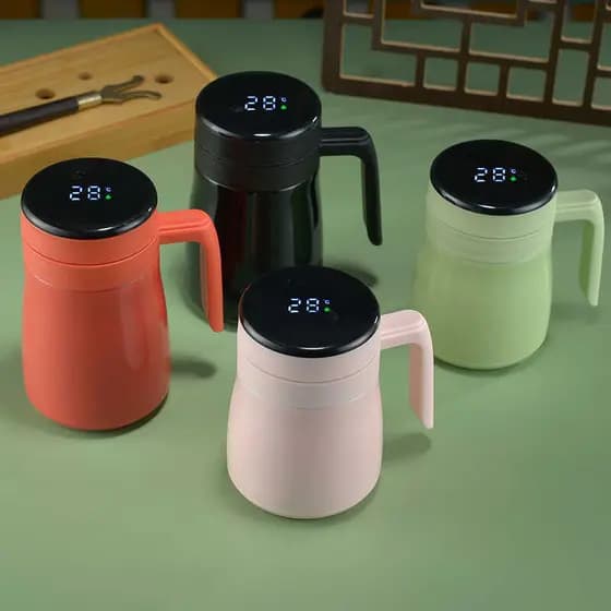 Chaleira Térmica Com Alça A Vácuo Para Casa , Caixa Colorida , Bule De Espuma De Escritório Portátil , Isolamento Térmic