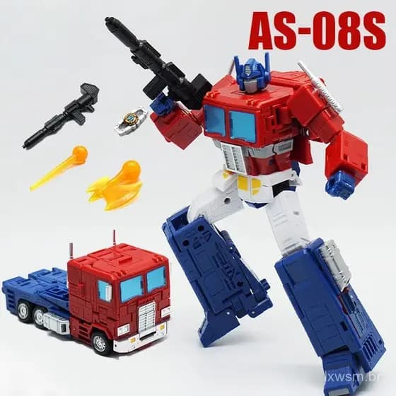 Nova Versão do Brinquedo Robô Transformável, Figura de Ação Móvel Modelo Optimus Prime