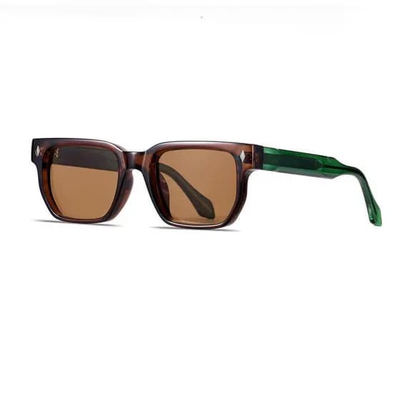 Óculos de Sol Quadrados Retrô Clássicos Vintage para Mulheres e Homens, Proteção UV400