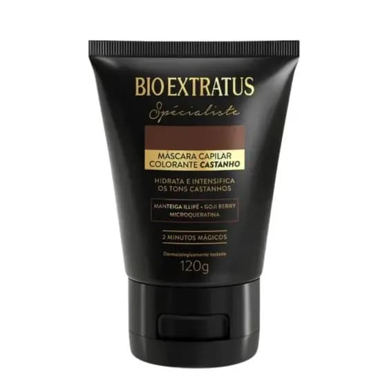 Máscara Colorante Castanha 120g Bio Extratus
