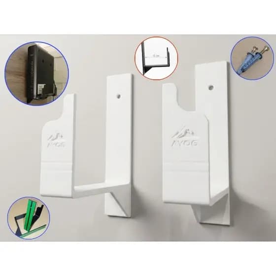 SUPORTE PARA ROTEADOR GRANDE ATÉ 10cm DE ESPESSURA / SUPORTE PARA MODEN