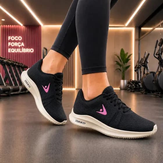 Tênis Feminino Masculino Academia Leve Macio Confortável Para Corrida Caminhada Treinos Diário