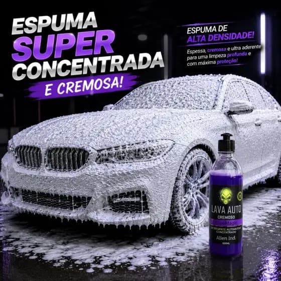 Shampoo Automotivo Cremoso EspuMagic Profissional Alien Ind.