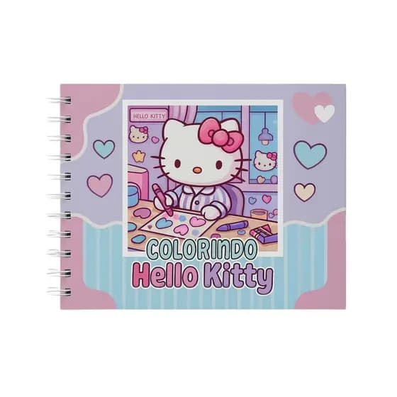 Livro de Colorir Hello Kitty – 47 Desenhos para Pintar | Atividade Infantil Criativa e Educativa