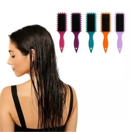 Kit 5 Escovas de Fitagem Sortidas – Definição e Modelagem Fácil de Cachos
