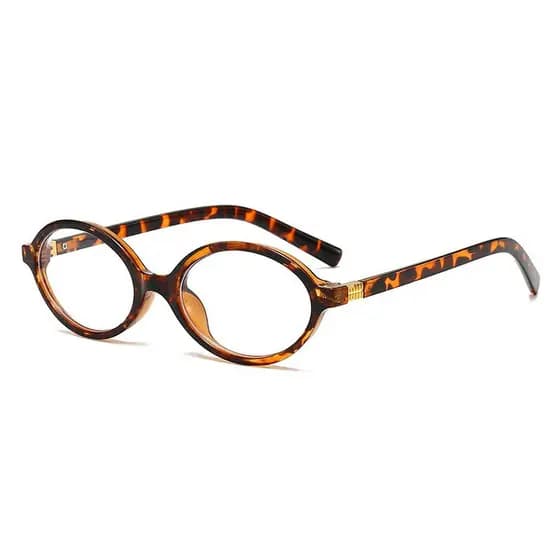 Oval Pequeno Quadro Retro Feminino Óculos Anti-Luz Azul De Proteção Para Os Olhos Senhoras Computador