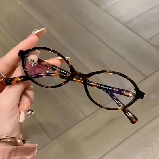 Óculos Anti-Luz Azul , Rodadas De Proteção Para Os Olhos Com Bloqueio De Computador Y2K , Jogos De ,