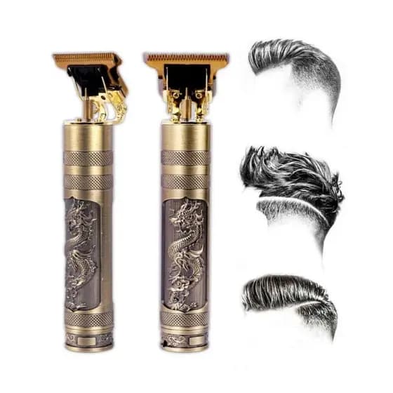 Máquina de Barba e Cabelo Profissional Recarregável Sem Fio