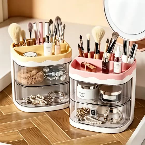 Organizador Mesa Escritório Multiuso Porta Lápis Caneta Gaveta