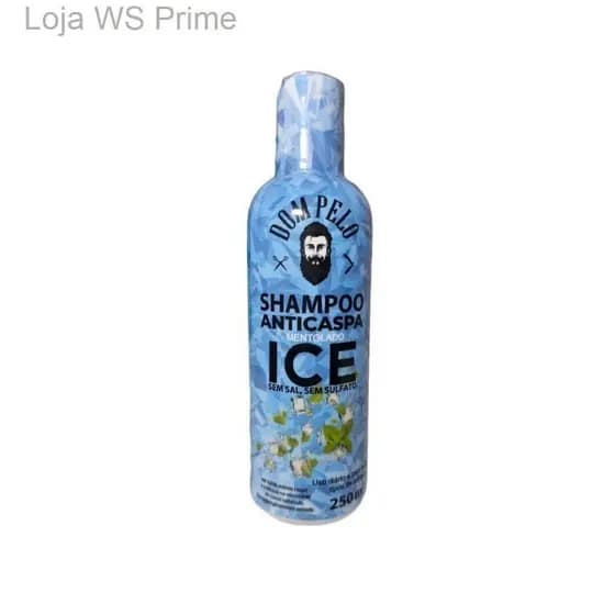 Shampoo AntiCaspa Dom Pelo Ice Mentolado 250ml Alivio da Coceira Sem SalEZY0