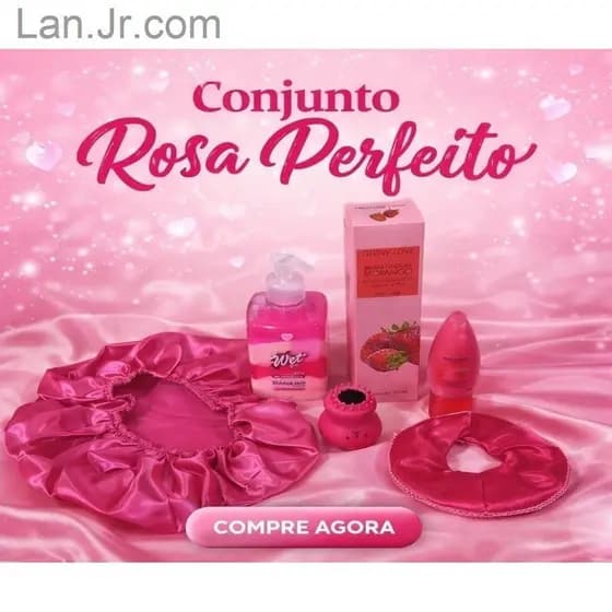 Kit Rosa Completo c/ Touca + Gel Virilha + Bruma + Esfoliante + Xuxinha + esponja polvoL09EA4A1