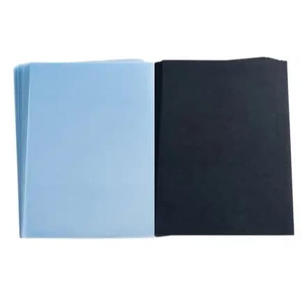 Kit Capa Encadernação Preta e Transparente A4 C/ 100 Unid