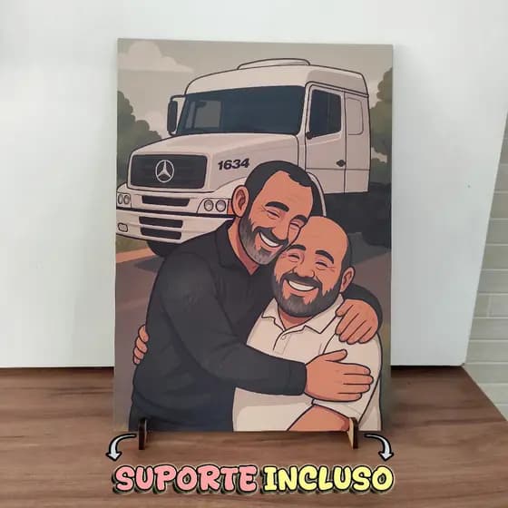 Quadros quadrinhos personalizados com foto com suporte enfeite mesa decoração sala quarto