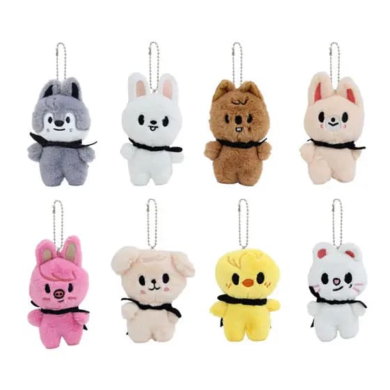 Grupo De Música Pop Coreano Stray Kids SKZOO Boneca De Pelúcia Magnética , Brinquedo Pingente Em Forma De Inseto Skz