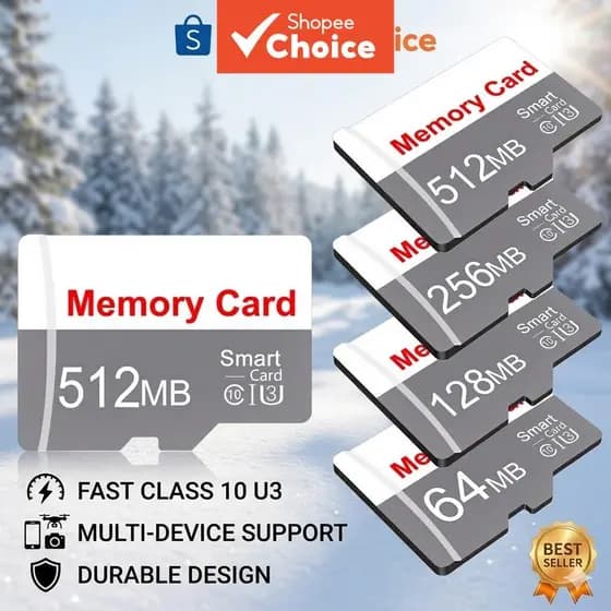 Cartão Micro SD TF Cartão de Memória Classe 10 Alta Velocidade 4GB 2GB 1GB 512MB 256MB Capacidade Real para Câmera,