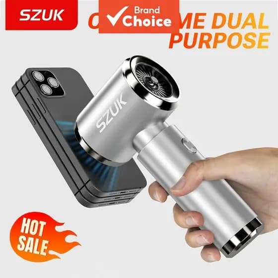 SZUK 8000PA Aspirador de Pó Sem Fio, Portátil Recarregável, Mini Aspirador de Pó para Carro e Mesa, Sem Fio e Potente