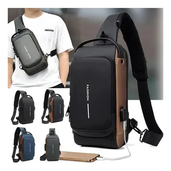 Bolsa Bag Pequena Masculino Couro Tiracolo Transversal Ombro-2296 bosco