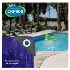 Capa De Piscina CKP500 2x3 M em Polietileno para Reposição Sem Kit Alta Resistência