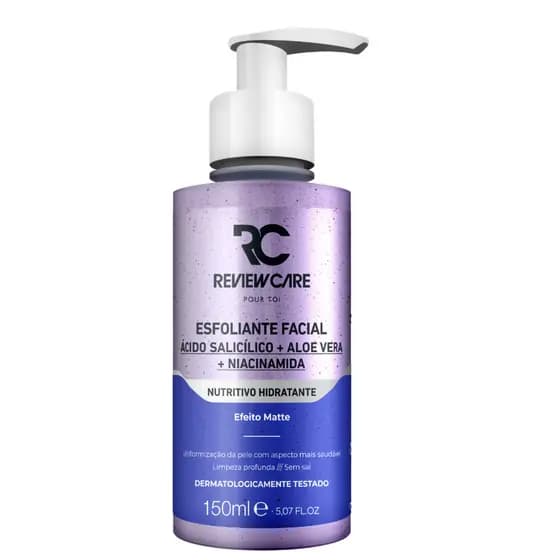 Esfoliante Facial Nutritivo Hidratante Ácido Salicílico, Aloe Vera e Niacinamida 150ML Review Care