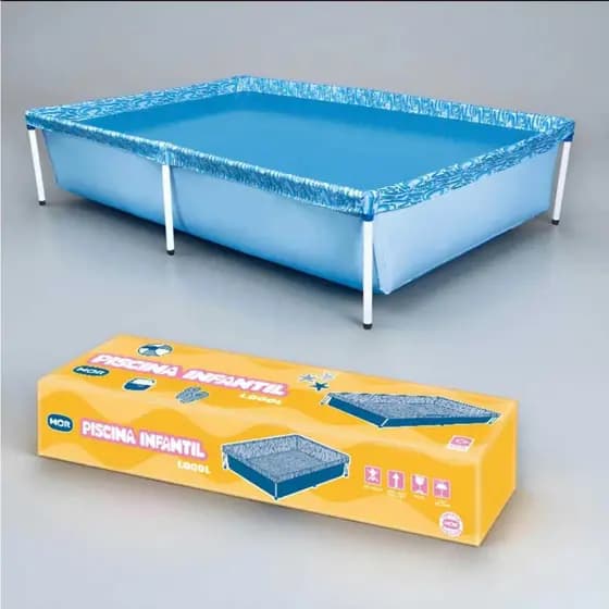 Piscina 1000 Litros Mor Infantil Estrutural Retangular