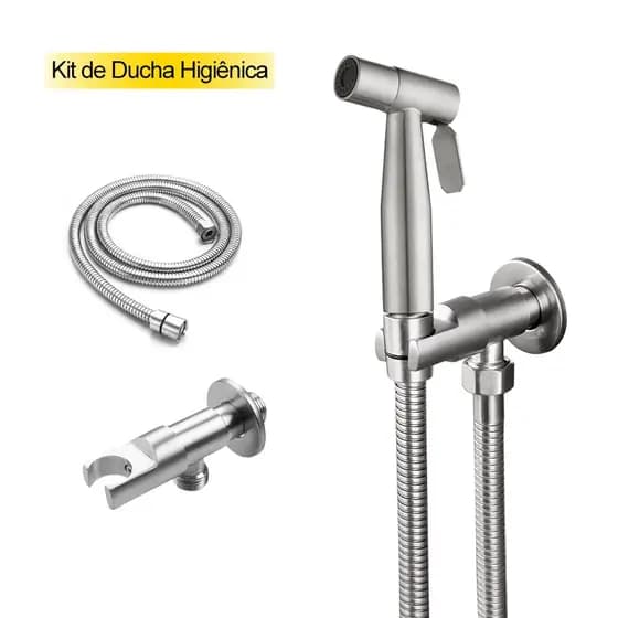 Kit de pulverizador multifuncional para banheiro em aço inoxidável 304 com mangueira para chuveirinho