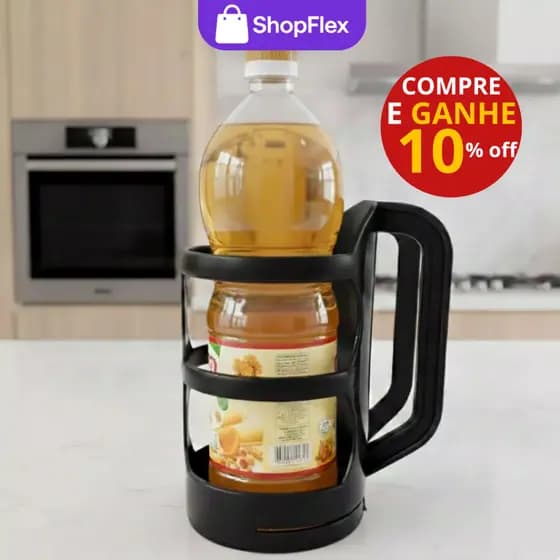Suporte Porta Óleo e vinagre Com Alça cores variadas Útil